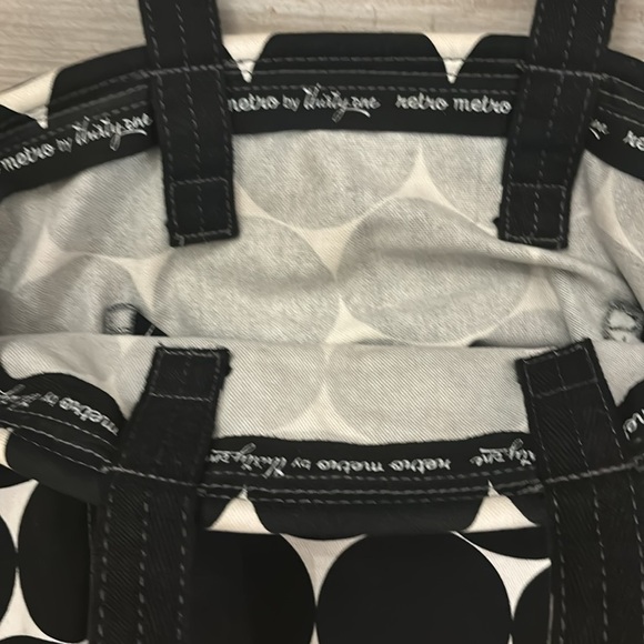 Thirty One Diaper Bag Black and White polka Dots - Picture 3 of 8